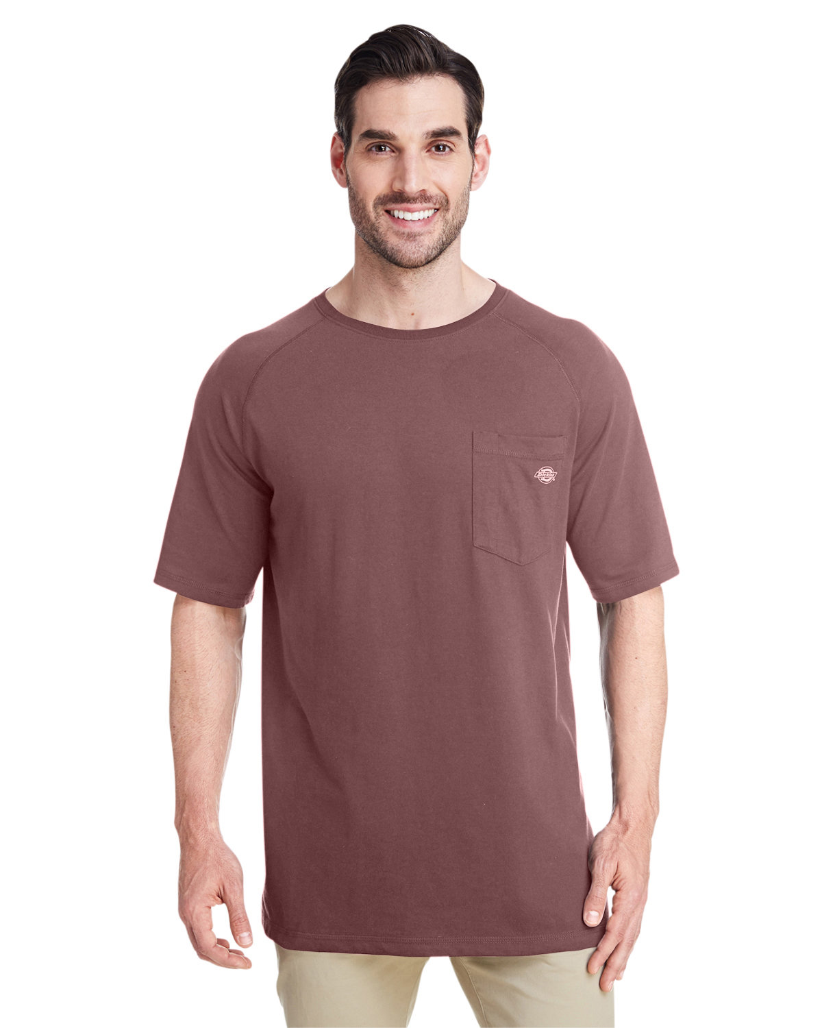 Dickies Men's 5.5 oz. Temp-IQ Performance T-Shirt CANE RED 