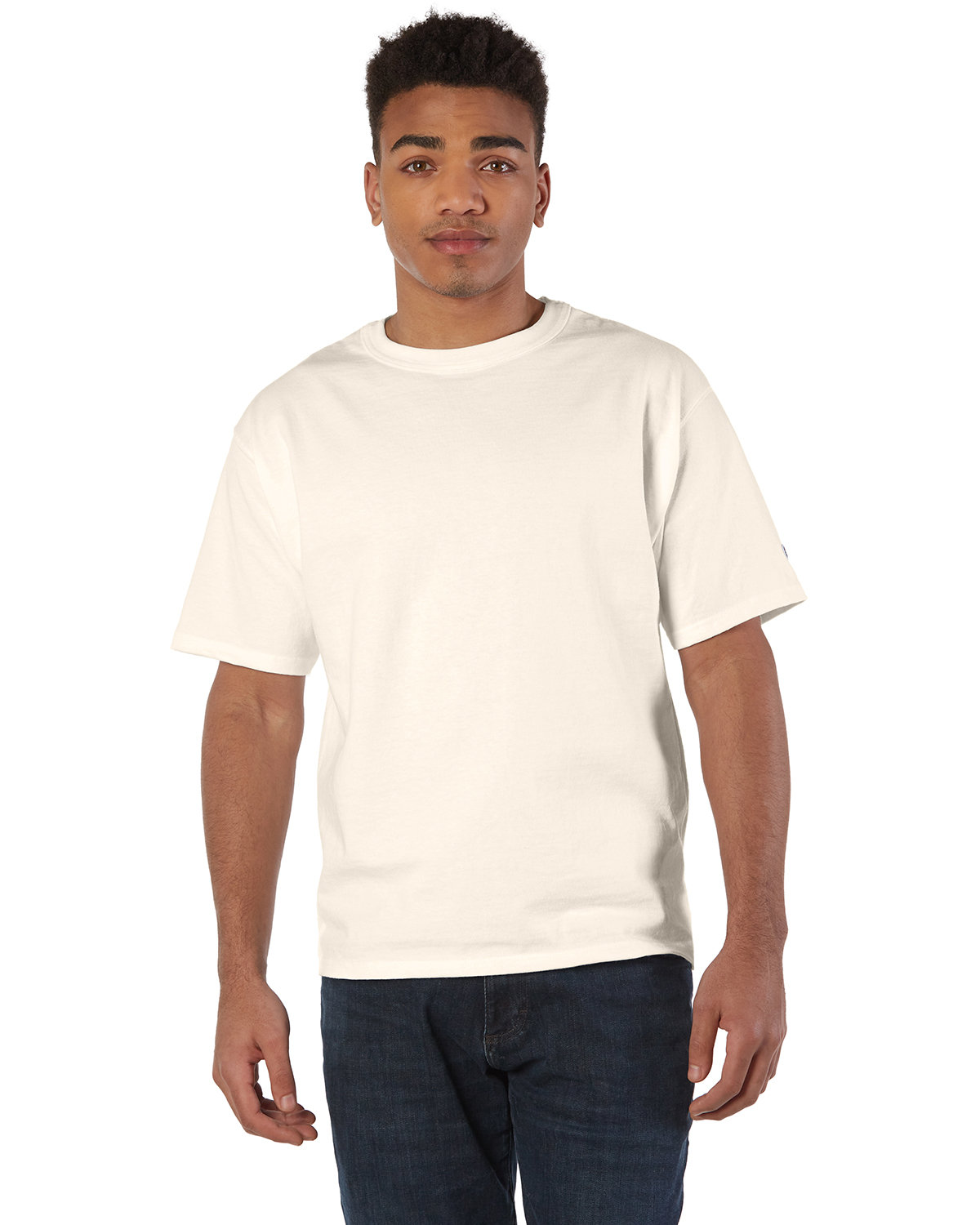 Champion Adult 7 oz. Heritage Jersey T-Shirt NATURAL 
