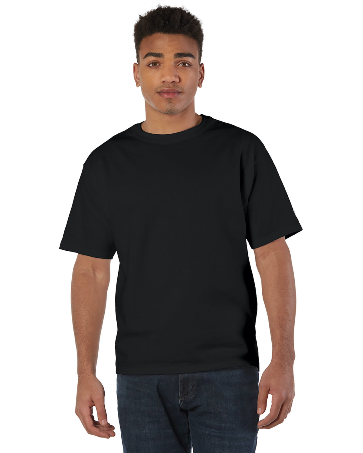 Champion 7 oz., Adult Heritage Jersey T-Shirt black 