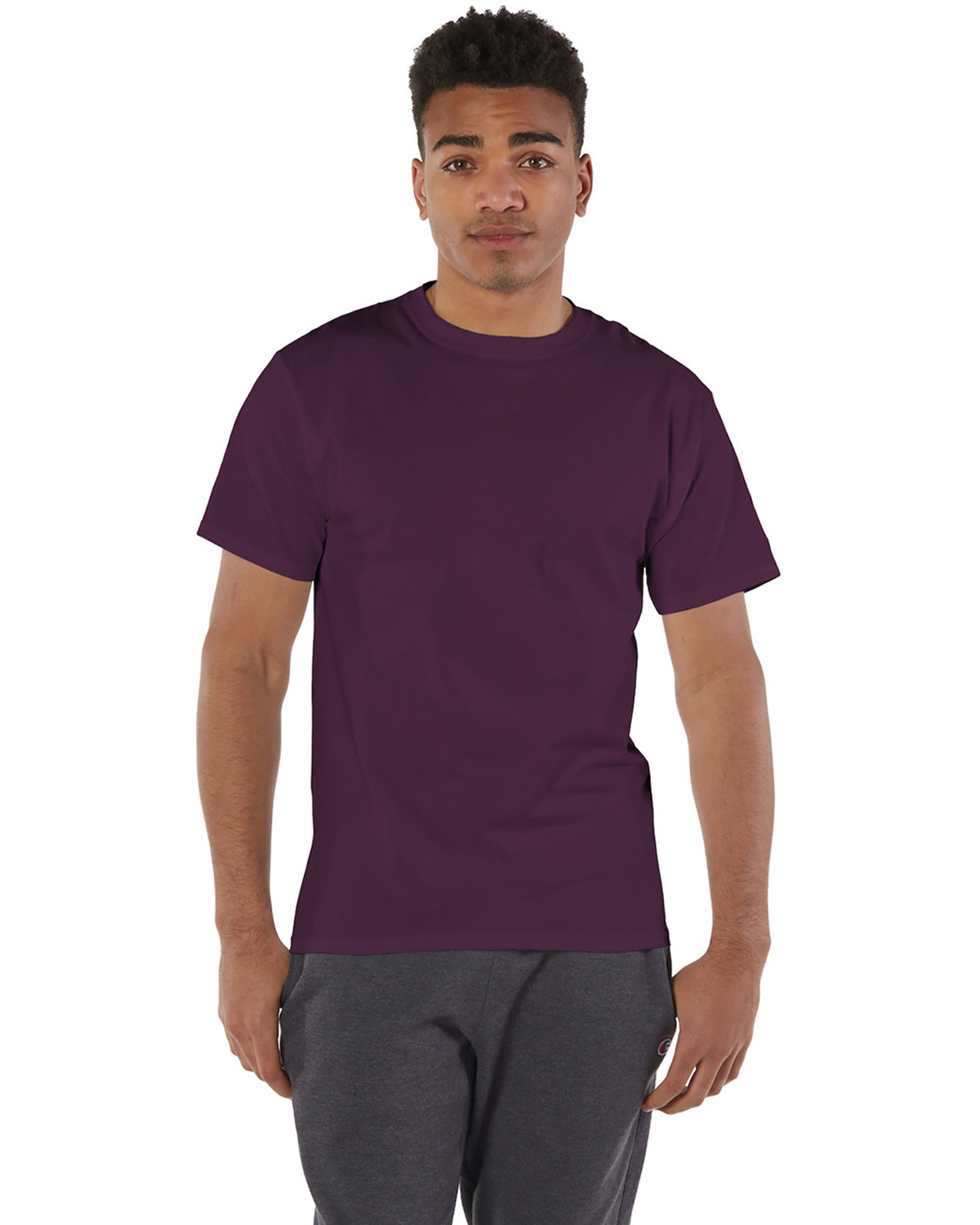 Champion Adult 6 oz. Short-Sleeve T-Shirt maroon 