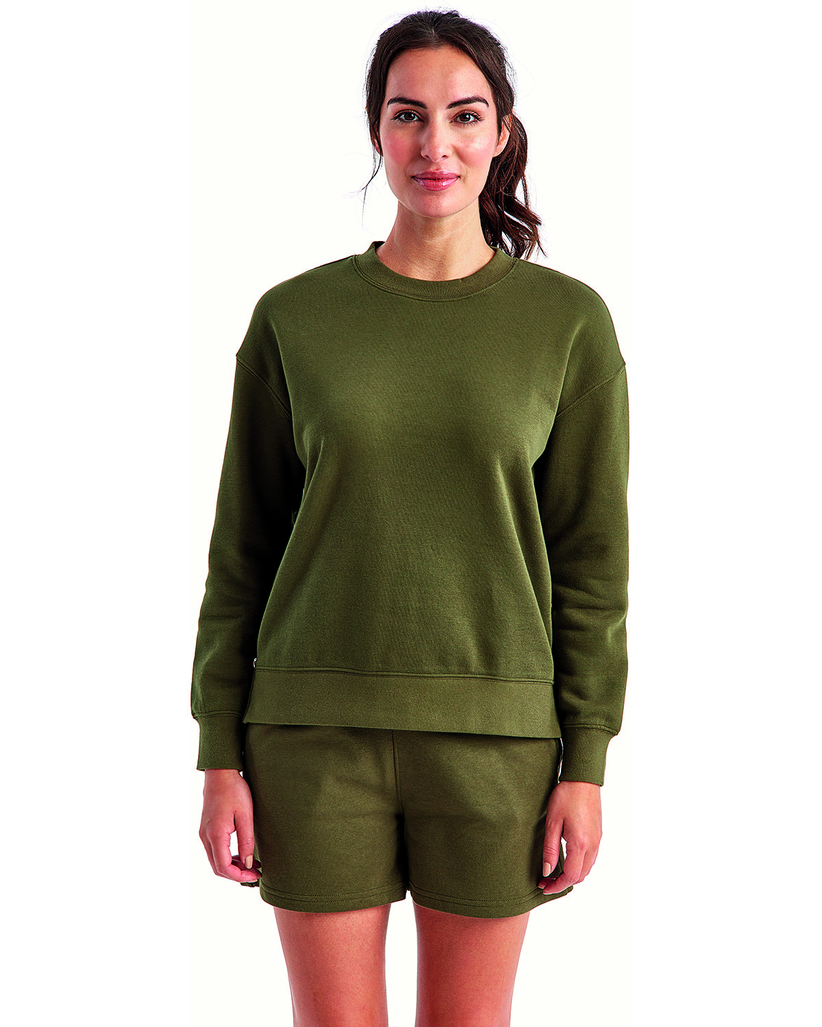 TriDri Ladies' Billie Side-Zip Sweatshirt olive 