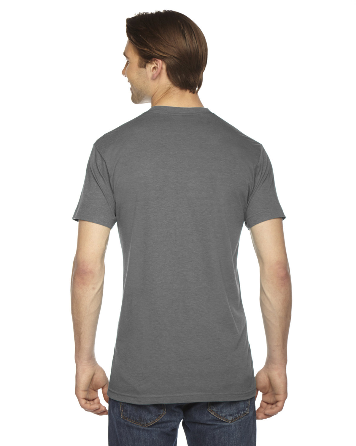 American Apparel Unisex Triblend USA Made Short-Sleeve Track T-Shirt ...
