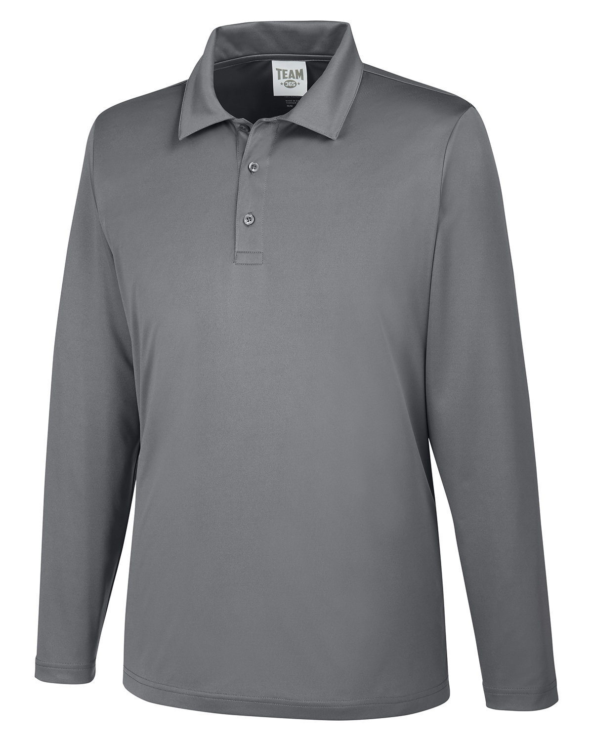 Team 365 Men's Zone Performance Long Sleeve Polo | alphabroder