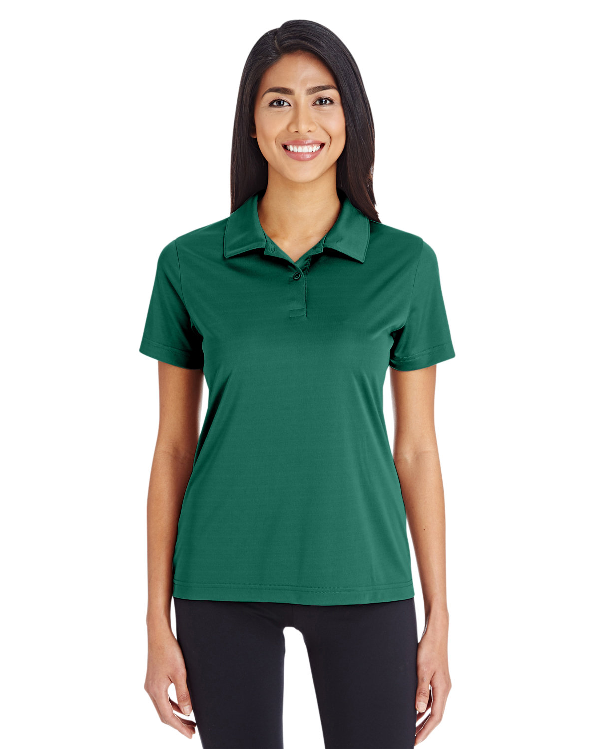 Team 365 Ladies' Zone Performance Polo SPORT FOREST 