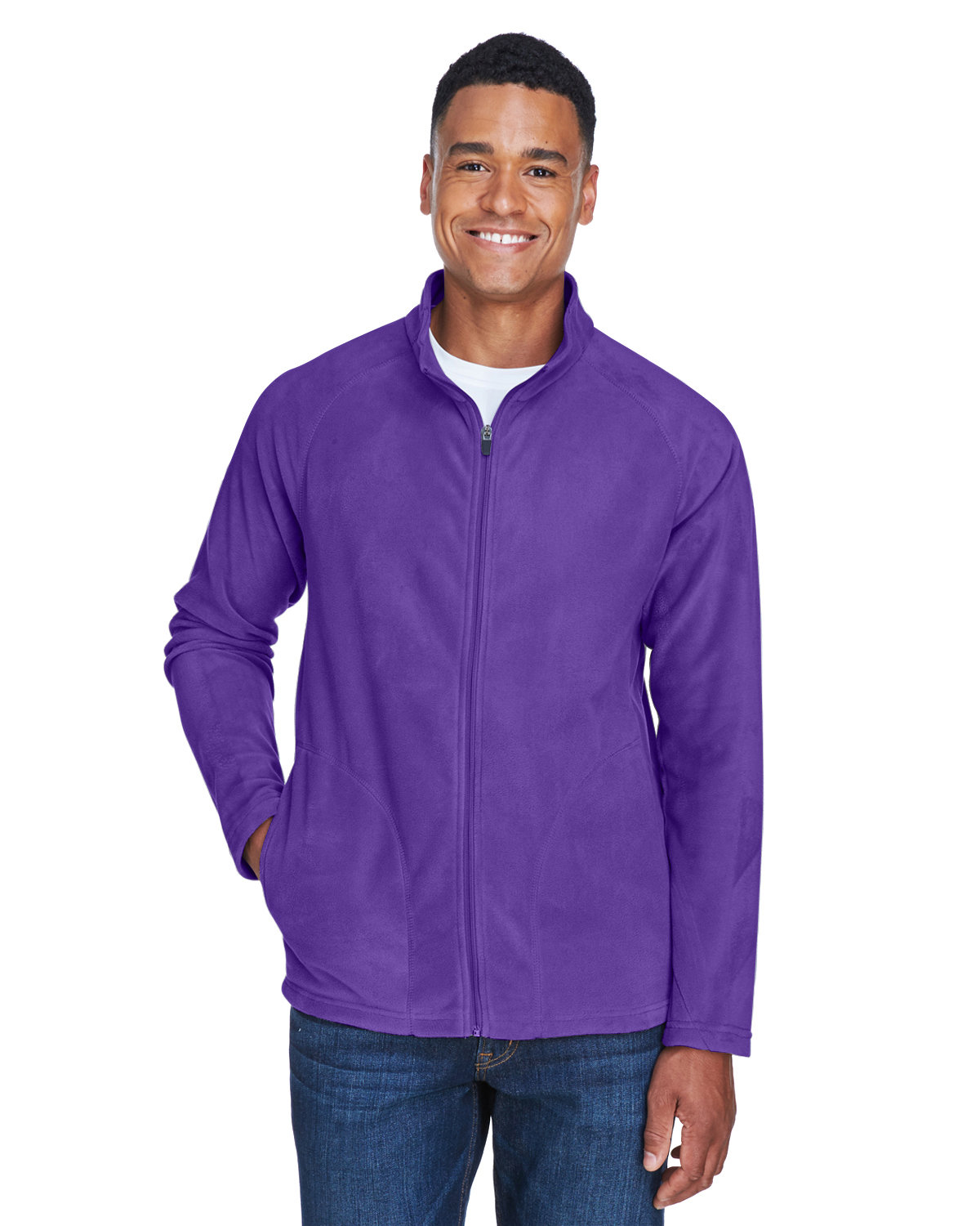 Team 365 Men's Campus Microfleece Jacket sport purple 