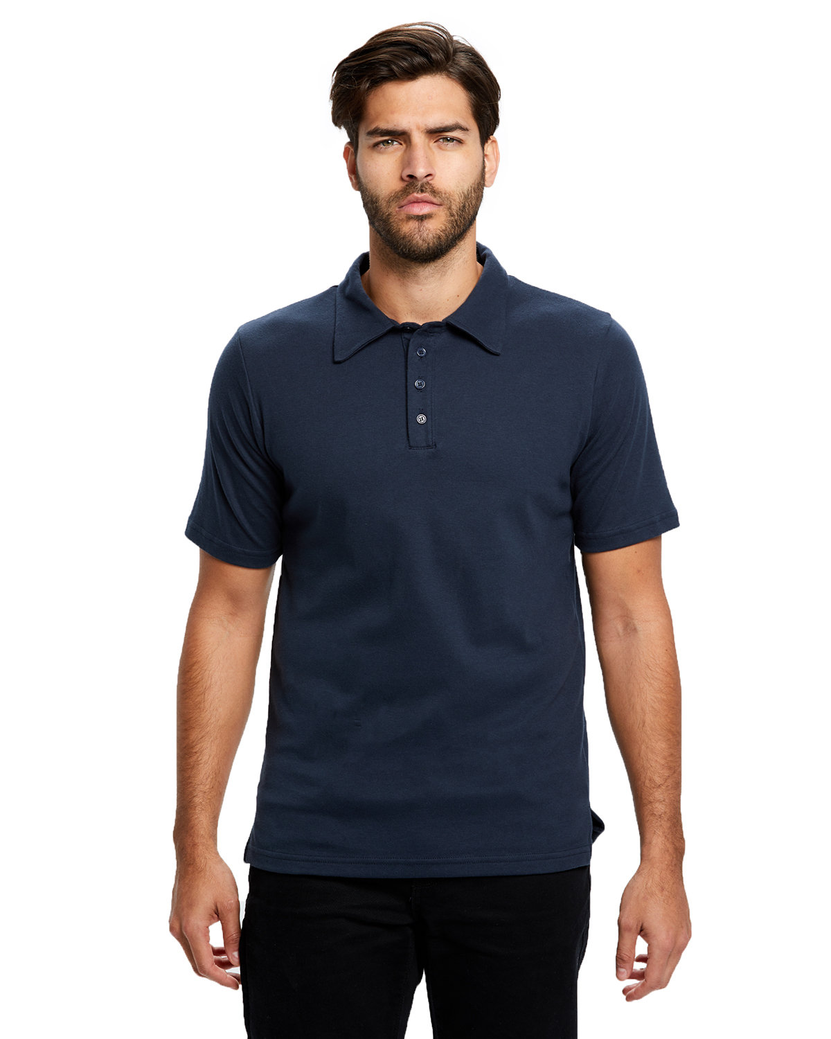 US Blanks Men's Jersey Interlock Polo T-Shirt | alphabroder