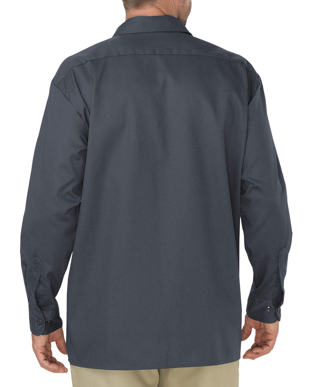 Dickies Men's FLEX Relaxed Fit Long-Sleeve Twill Work Shirt