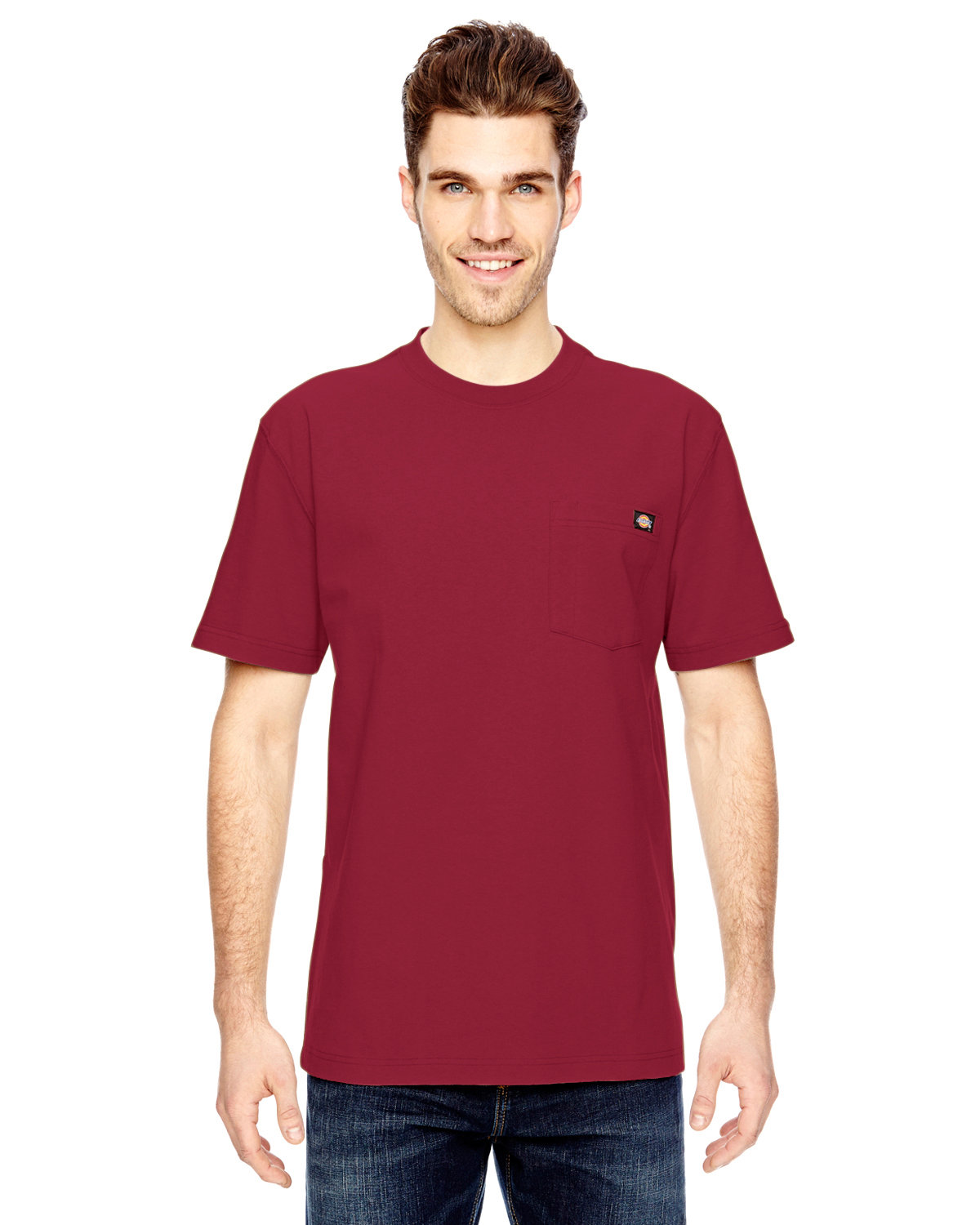 Dickies Unisex Short-Sleeve Heavyweight T-Shirt ENGLISH RED 