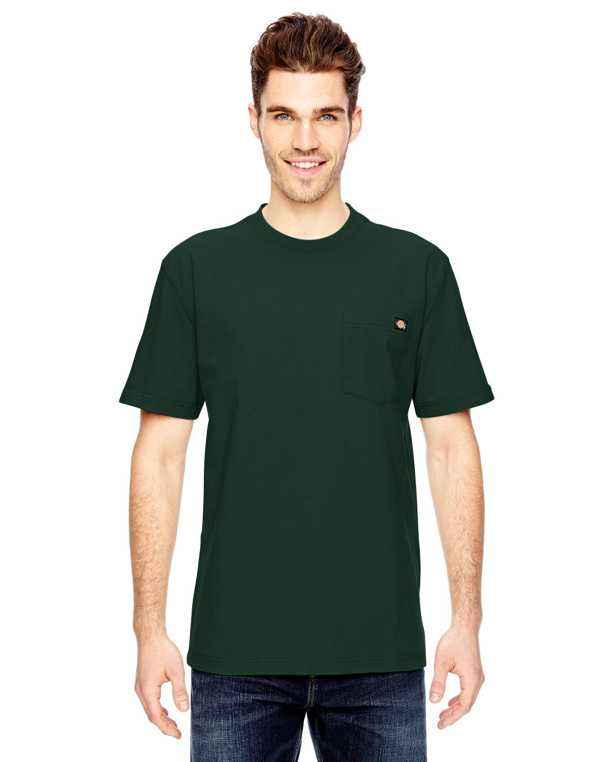 Dickies Unisex Short-Sleeve Heavyweight T-Shirt HUNTER GREEN 