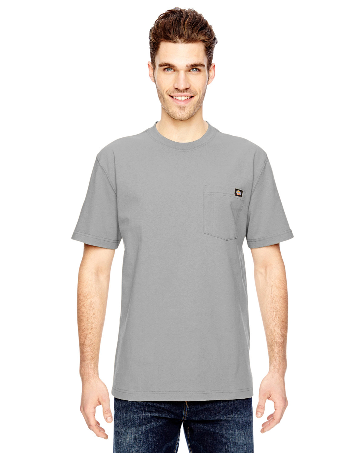 Dickies Unisex Short-Sleeve Heavyweight T-Shirt ASH GREY 