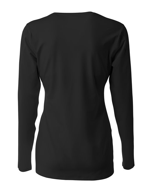 A4 Ladies' Spike Long Sleeve Volleyball Jersey | alphabroder