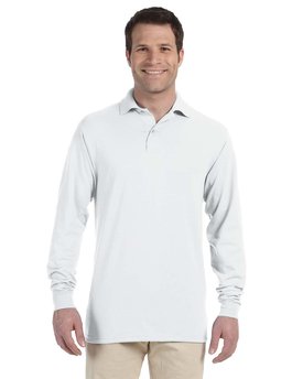 Jerzees Adult SpotShield™ Long-Sleeve Jersey Polo