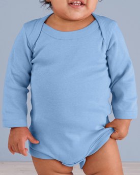 Rabbit Skins Infant Long-Sleeve Baby Rib Bodysuit