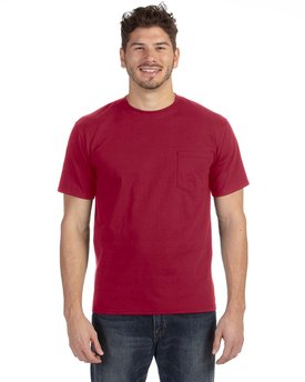 Anvil Adult Midweight Pocket T-Shirt