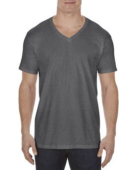 Alstyle Adult 4.3 oz., Ringspun Cotton V-Neck T-Shirt