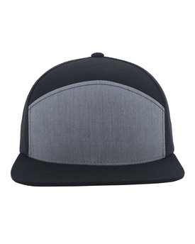 Pacific Headwear 6-Panel Arch Snapback Trucker Cap