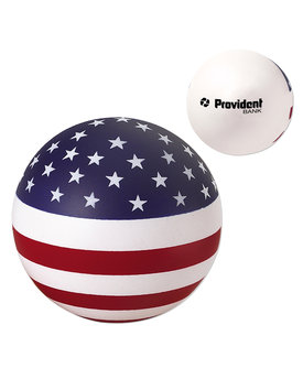 Prime Line Usa Patriotic Round Ball Stress Reliever