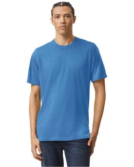 American Apparel Unisex Triblend USA Made Short-Sleeve Track T-Shirt