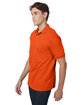 Hanes Adult 50/50 EcoSmart® Jersey Knit Polo orange ModelQrt