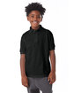 Hanes Youth 50/50 EcoSmart® Jersey Knit Polo  