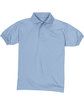 Hanes Youth 50/50 EcoSmart® Jersey Knit Polo light blue FlatFront