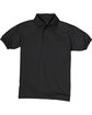 Hanes Youth 50/50 EcoSmart® Jersey Knit Polo BLACK FlatFront