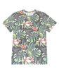 Threadfast Apparel Unisex Ultimate CVC T-Shirt tropical jungle FlatFront
