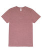 Threadfast Apparel Unisex Ultimate CVC T-Shirt maroon heather OFFront