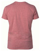 Threadfast Apparel Unisex Ultimate CVC T-Shirt maroon heather OFBack