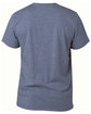Threadfast Apparel Unisex Ultimate CVC T-Shirt navy heather OFBack