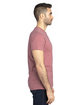 Threadfast Apparel Unisex Ultimate T-Shirt MAROON HEATHER ModelSide