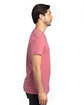 Threadfast Apparel Unisex Ultimate T-Shirt RED HEATHER ModelSide