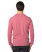Threadfast Apparel Unisex Ultimate CVC Long-Sleeve T-Shirt red heather ModelBack