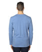 Threadfast Apparel Unisex Ultimate CVC Long-Sleeve T-Shirt royal heather ModelBack