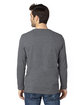 Threadfast Apparel Unisex Ultimate CVC Long-Sleeve T-Shirt charcoal heather ModelBack