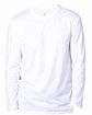 Threadfast Apparel Unisex Ultimate CVC Long-Sleeve T-Shirt white OFFront