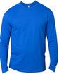 Threadfast Apparel Unisex Ultimate CVC Long-Sleeve T-Shirt royal OFFront