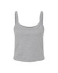 Bella + Canvas Ladies' Micro Ribbed Scoop Tank athletic heather OFFront