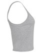 Bella + Canvas Ladies' Micro Ribbed Scoop Tank athletic heather OFSide