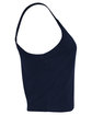 Bella + Canvas Ladies' Micro Ribbed Scoop Tank solid navy blend OFSide