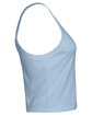 Bella + Canvas Ladies' Micro Ribbed Scoop Tank sld baby blu bln OFSide
