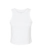 Bella + Canvas Ladies' Micro Ribbed Racerback Tank solid wht blend OFFront