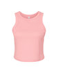 Bella + Canvas Ladies' Micro Ribbed Racerback Tank solid pink blend OFFront