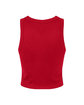 Bella + Canvas Ladies' Micro Ribbed Racerback Tank solid red blend OFBack