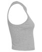 Bella + Canvas Ladies' Micro Ribbed Racerback Tank athletic heather OFSide