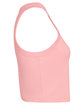 Bella + Canvas Ladies' Micro Ribbed Racerback Tank solid pink blend OFSide