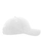 Pacific Headwear Brushed Cotton Twill Adjustable Cap white ModelSide