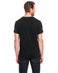 Threadfast Apparel Unisex Triblend Short-Sleeve T-Shirt SOLID BLK TRBLND ModelBack