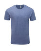 Threadfast Apparel Unisex Triblend Short-Sleeve T-Shirt NAVY TRIBLEND OFFront