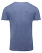 Threadfast Apparel Unisex Triblend Short-Sleeve T-Shirt NAVY TRIBLEND OFBack
